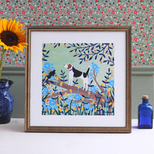 Load image into Gallery viewer, Beagle on Branch Art Print