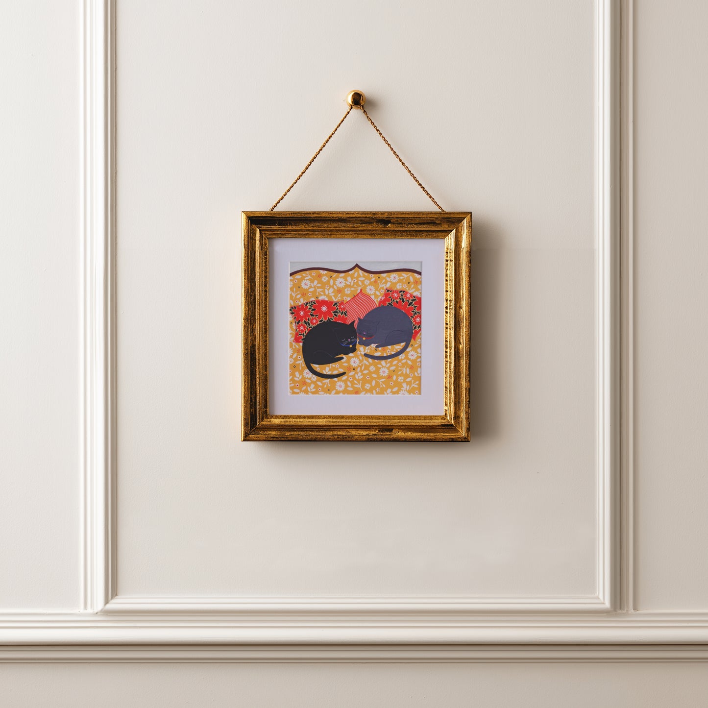 Cats Sleeping Art Print