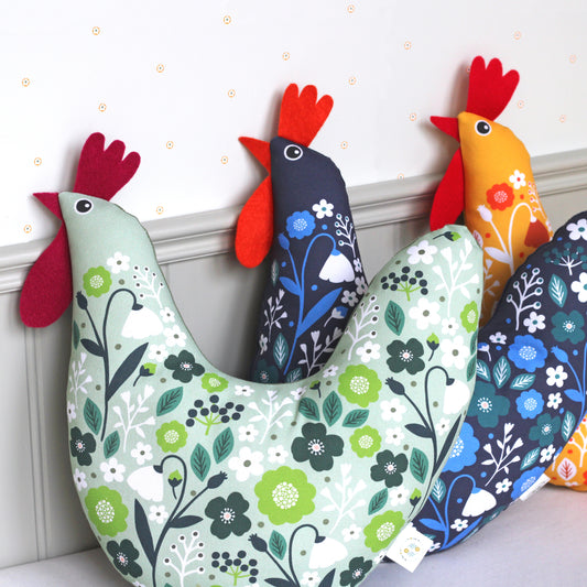 Chicken Cushion, 3 colours