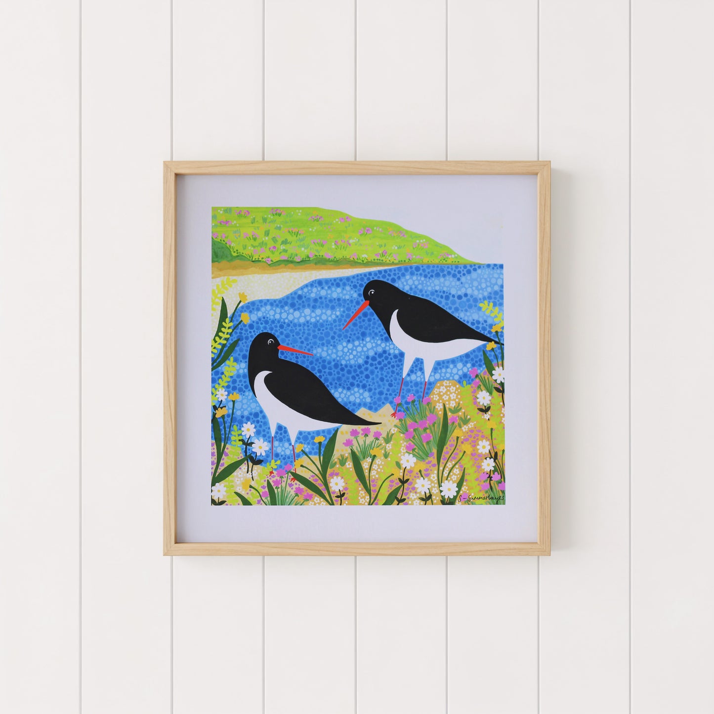 Coastal Sea Birds Art Print