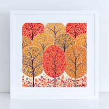 Load image into Gallery viewer, Autumn Trees Art Print