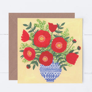 Pretty Poppies Greeting Card