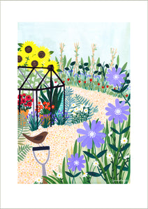 Gardening Art Print