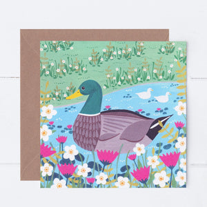 Duck Pond Greeting Card
