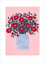 Load image into Gallery viewer, Red Flowers Art Print