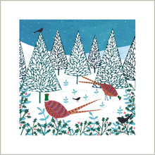 Load image into Gallery viewer, Winter Pheasants Art Print