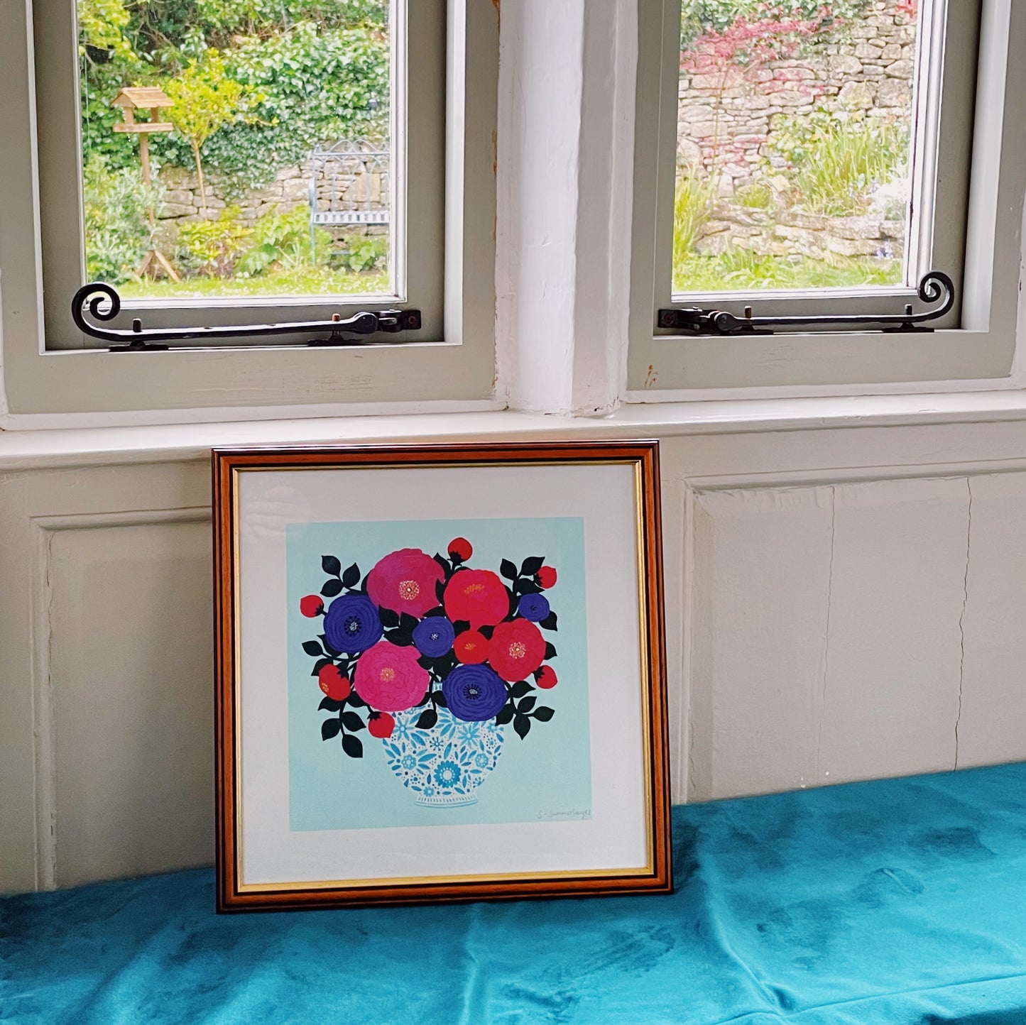 Peony Bouquet Art Print