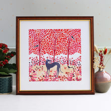 Load image into Gallery viewer, Autumn Greyhound Art Print