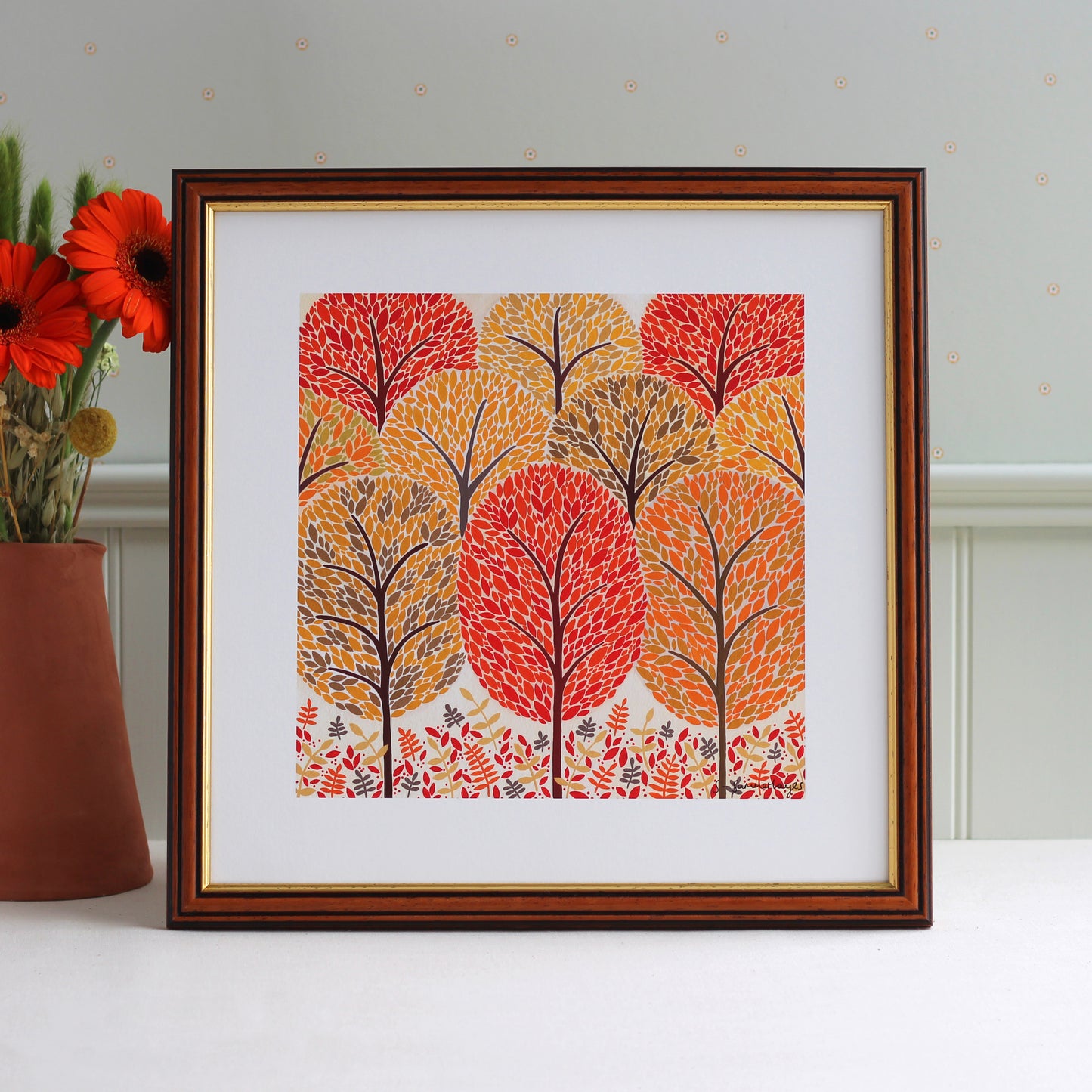 Autumn Trees Art Print