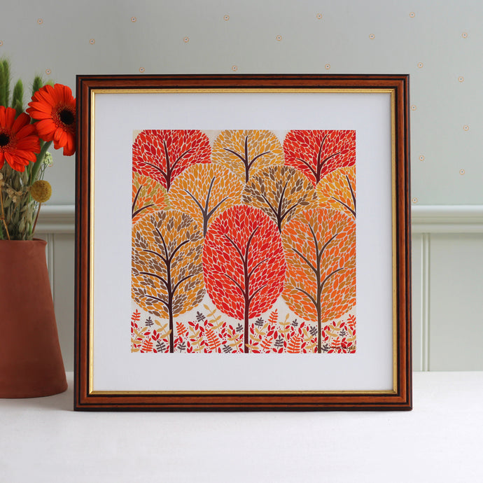 Autumn Trees Art Print