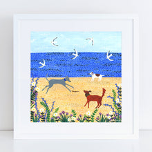 Load image into Gallery viewer, Beach Dogs Art Print
