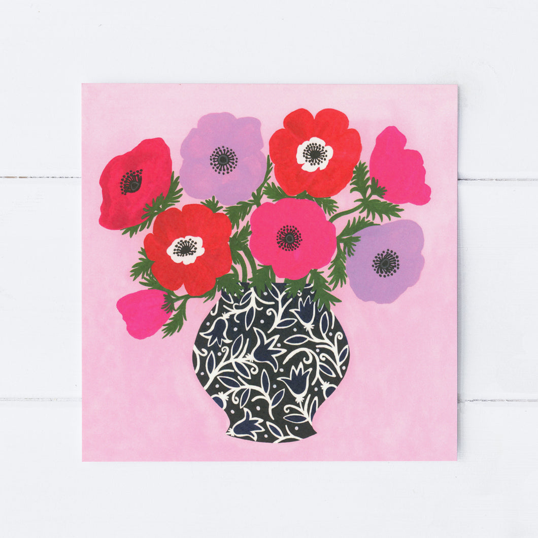 Anemones Greeting Card
