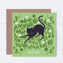 Load image into Gallery viewer, Good Luck Kitty Greeting Card