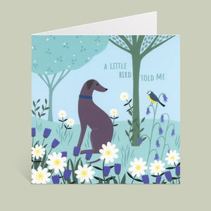 Greyhound Meadow Greeting Card