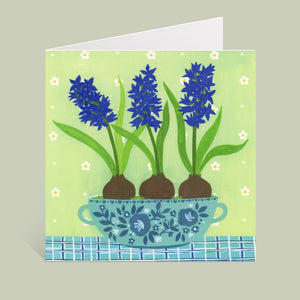 Hyacinths Greeting Card