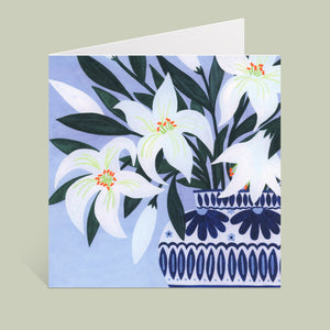 Lillies Greeting Card