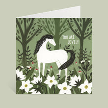 Load image into Gallery viewer, Magical Horse Forest Greeting Card