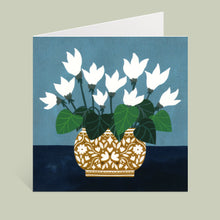 Load image into Gallery viewer, Winter Cyclamen Greeting Card