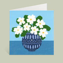 Load image into Gallery viewer, Winter Primroses Greeting Card