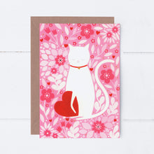 Load image into Gallery viewer, Love Cat Greeting Card