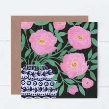 Load image into Gallery viewer, Pink Peonies Greeting Card