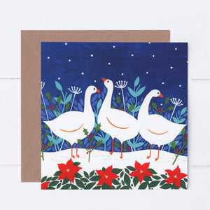 Snow Geese Greeting Card