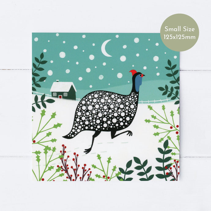 Wholesale - SS181 Snow Guinea 125x125mm, Pack of 6 Greeting Cards
