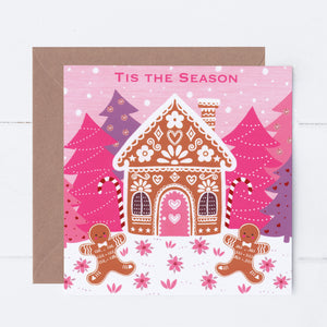 Gingerbread House Greeting Card