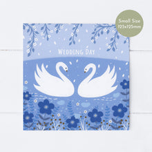 Load image into Gallery viewer, Swan Lake Wedding Card