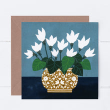 Load image into Gallery viewer, Winter Cyclamen Greeting Card
