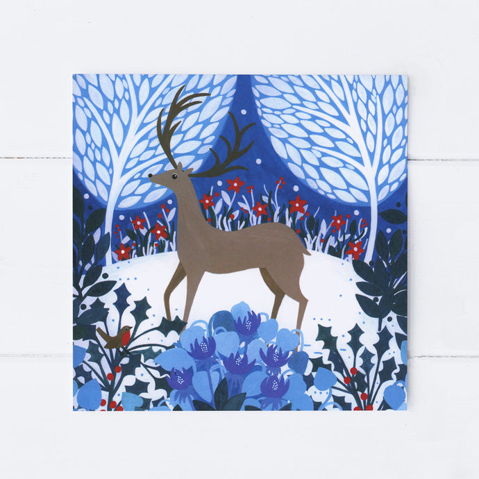 Woodland Stag Greeting Card