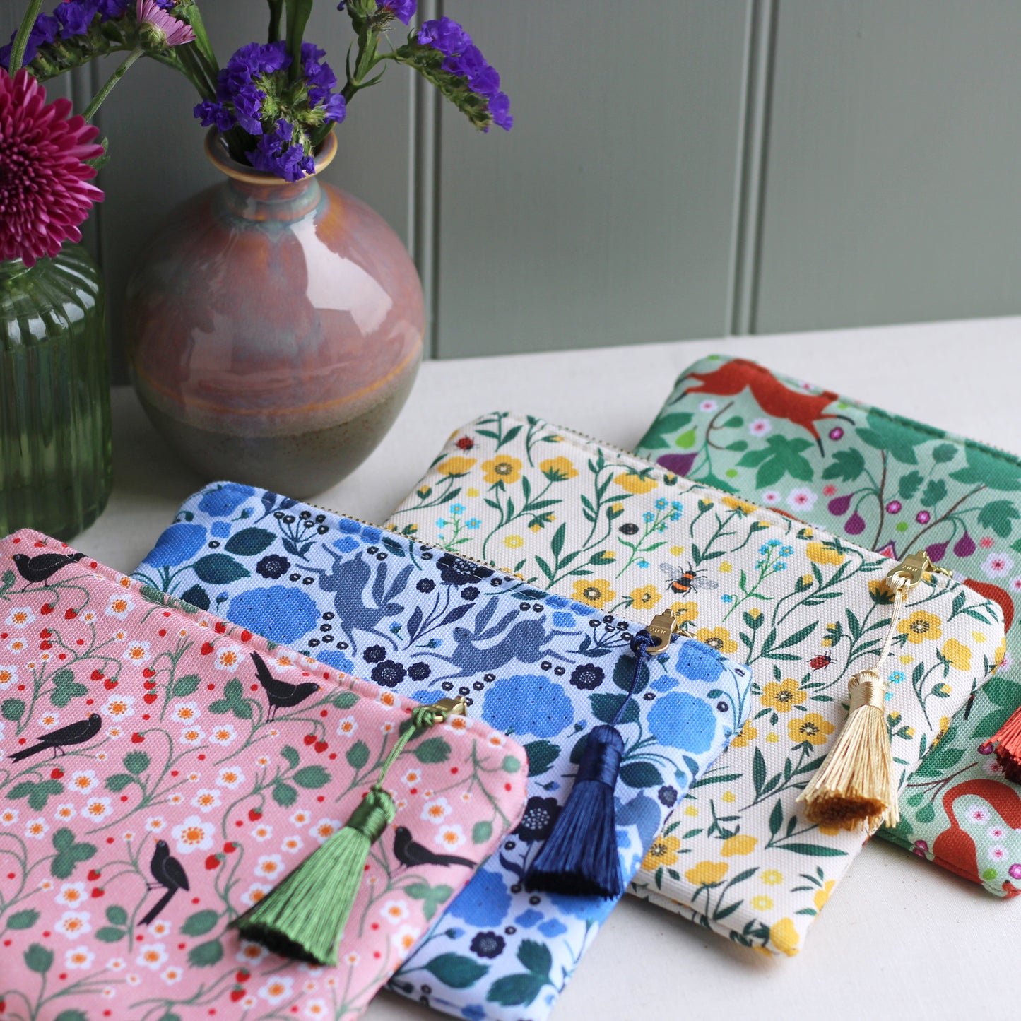 Buttercup and Bees Cosmetic Bag