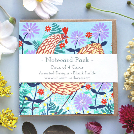Notecard Pack - Springtime Corners