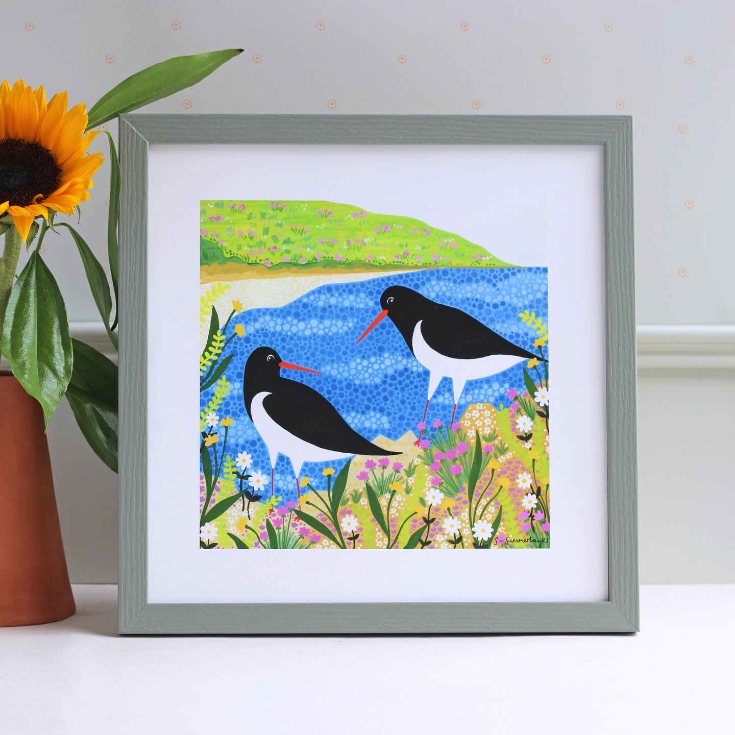 Coastal Sea Birds Art Print