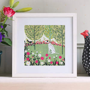 Dalmatian And Ball Art Print