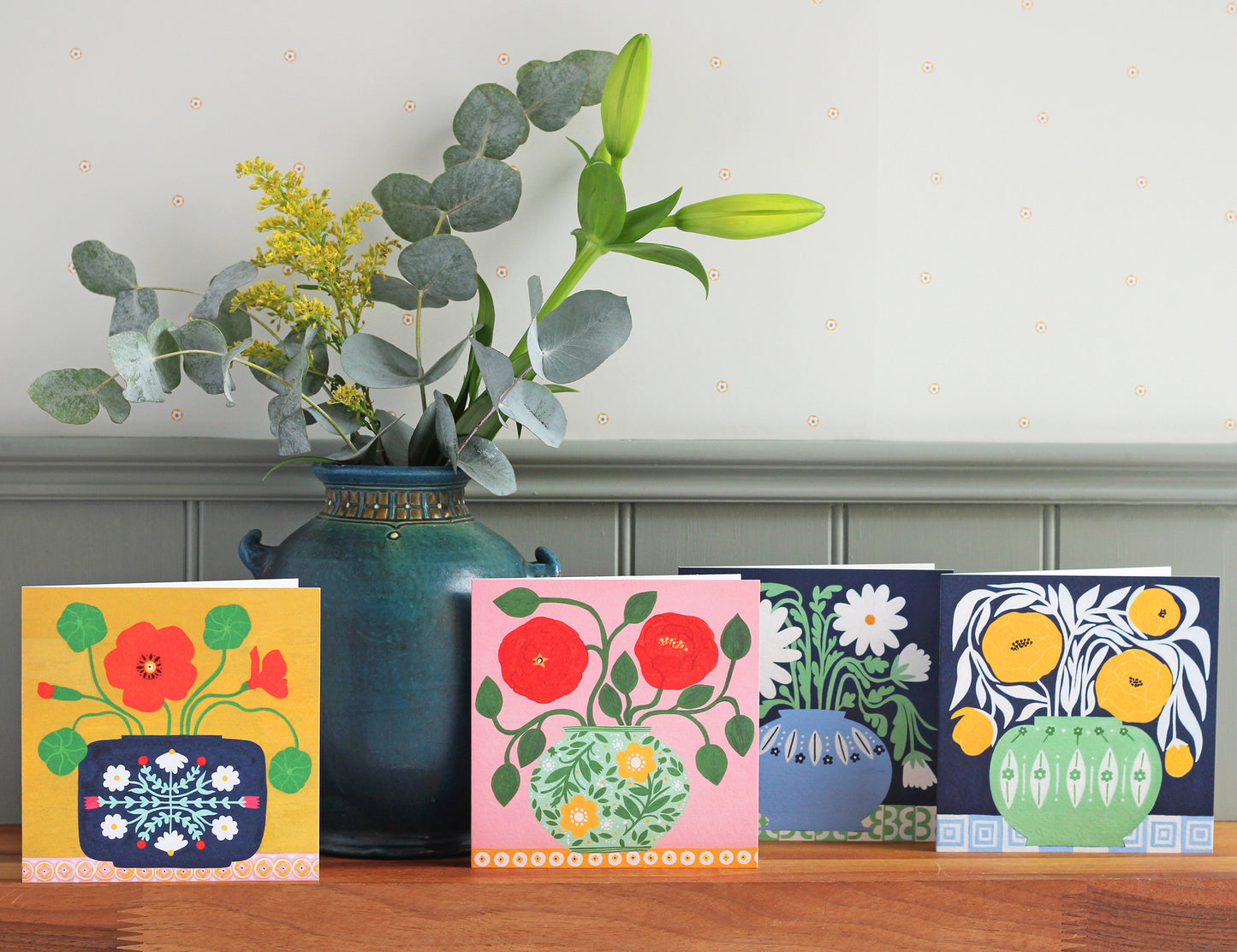 Notecard Pack - Folk Florals