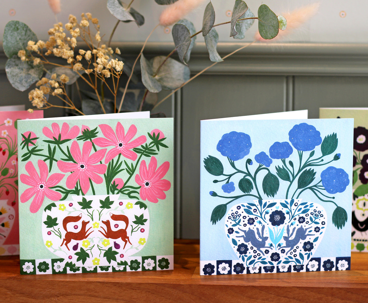 Notecard Pack - Painted Vases