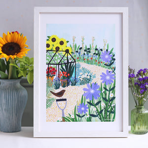 Gardening Art Print
