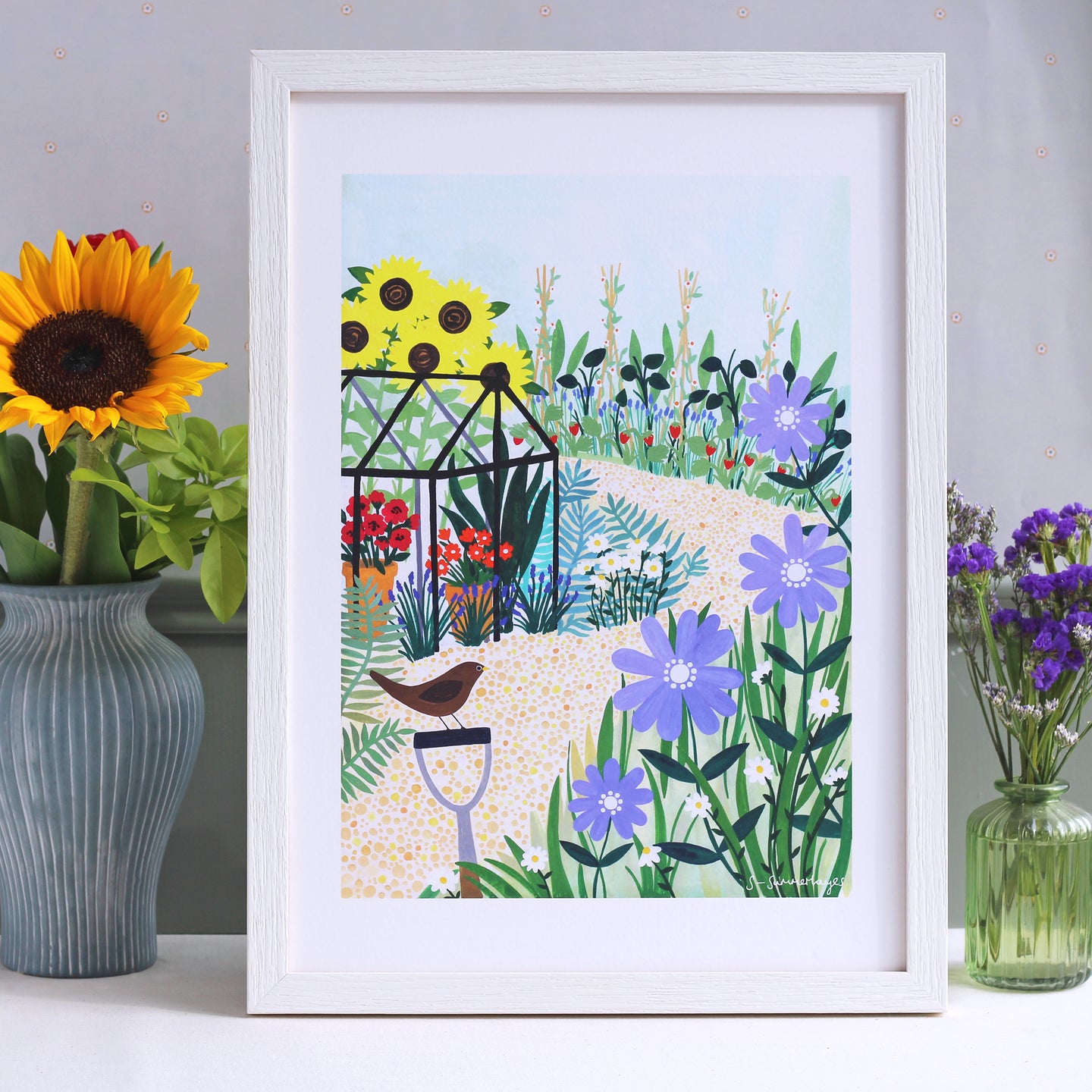 Gardening Art Print