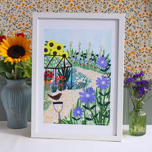 Gardening Art Print