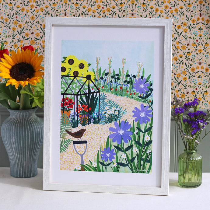 Gardening Art Print