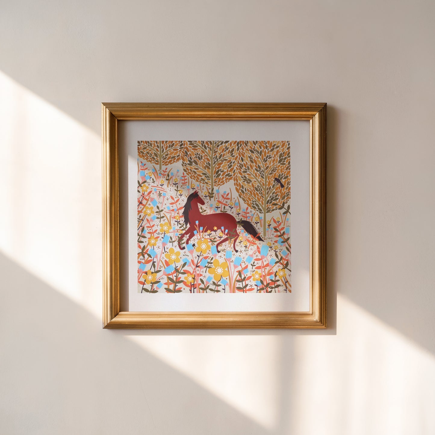 Horse Meadow Art Print