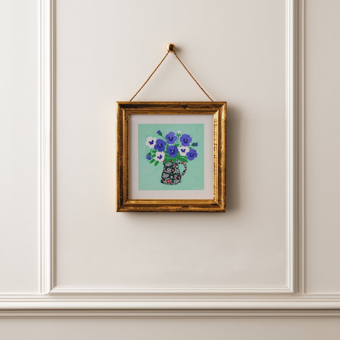 Pansies Art Print