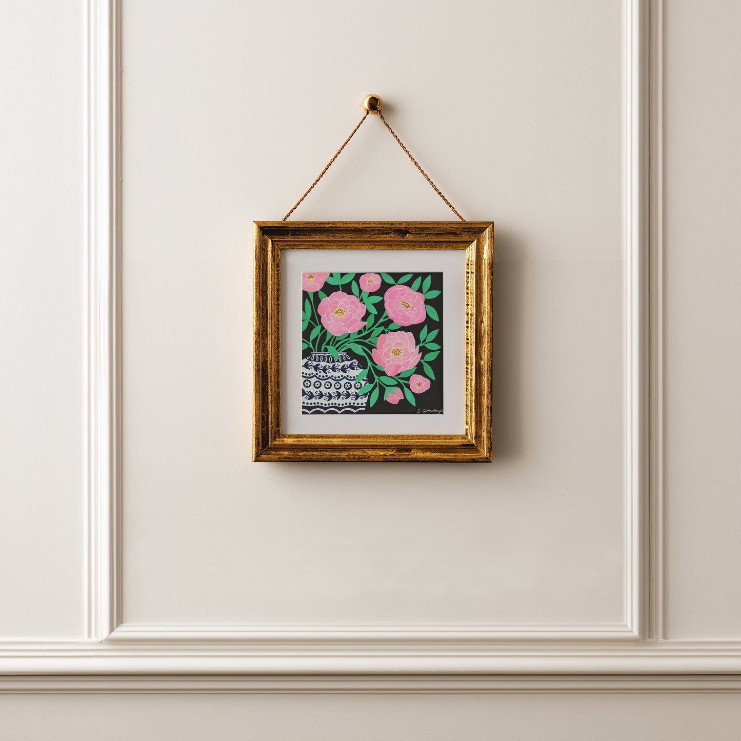 Pink Peonies Art Print