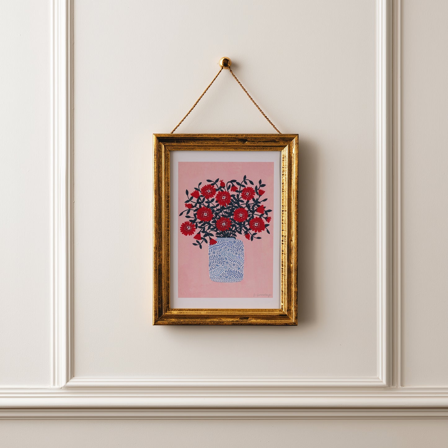 Red Flowers Art Print