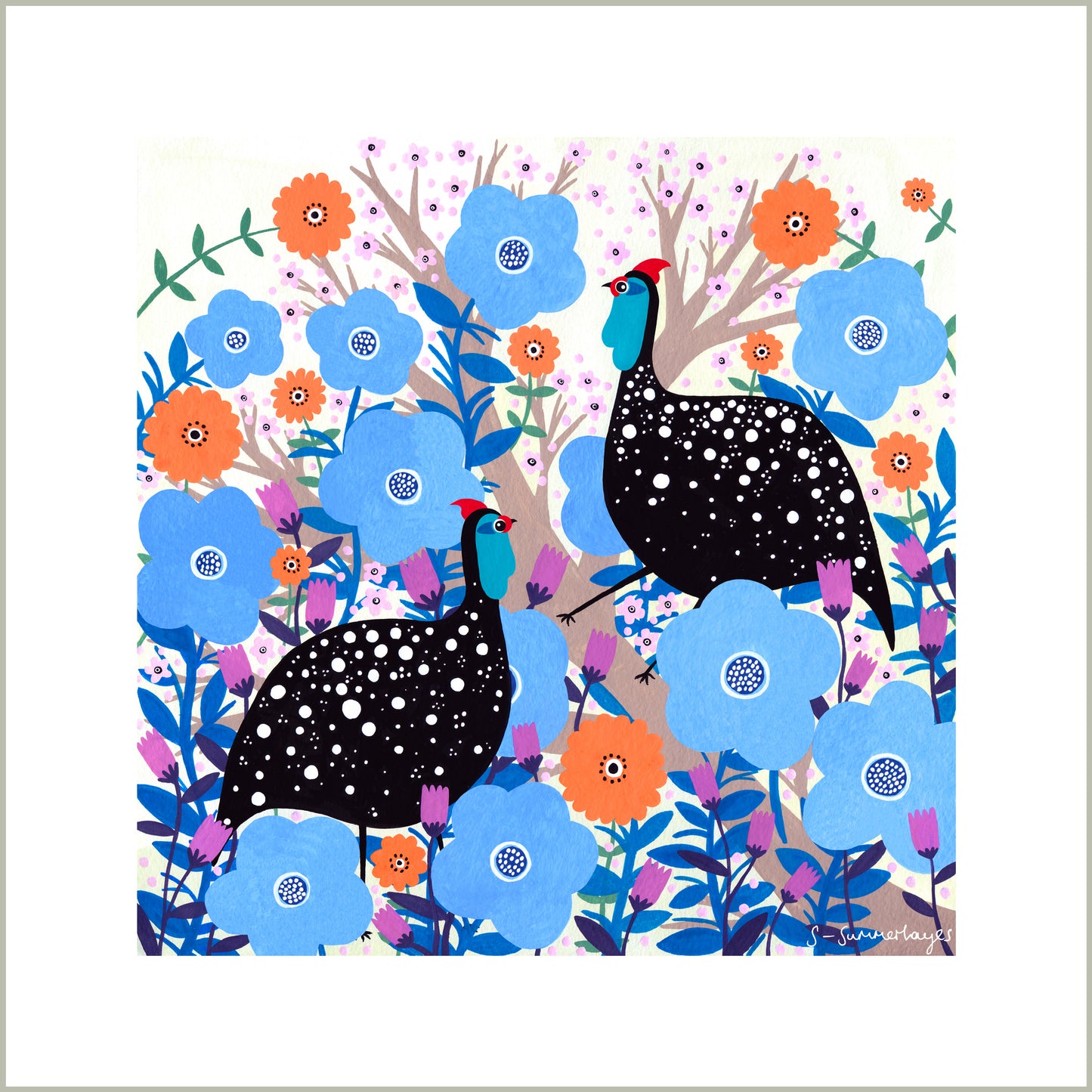 Guinea Meet Art Print