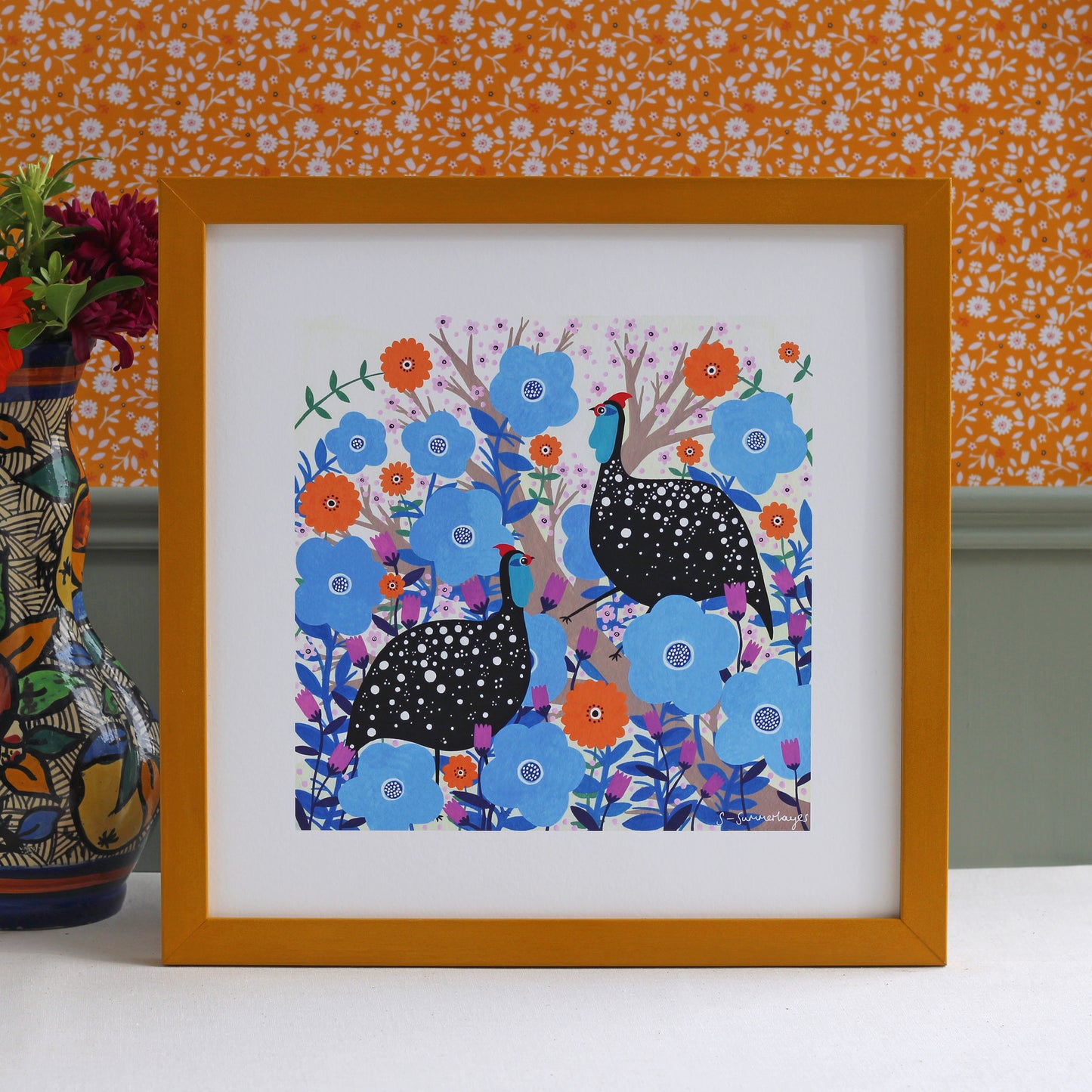 Guinea Meet Art Print