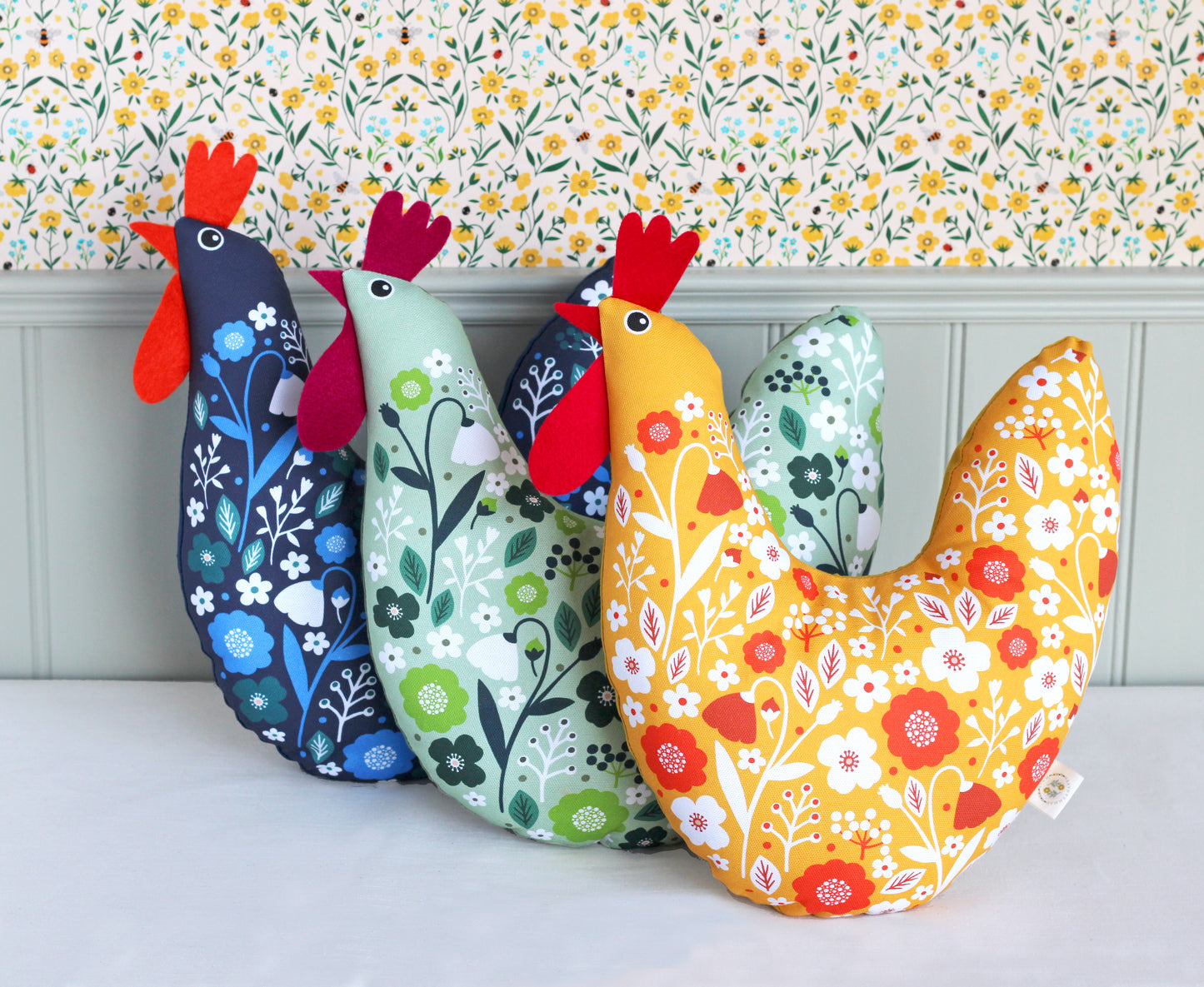 Chicken Cushion, 3 colours