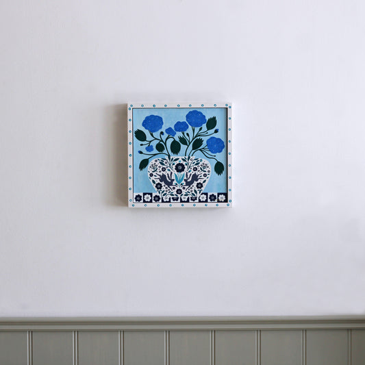 'Hares Vase' Original Art