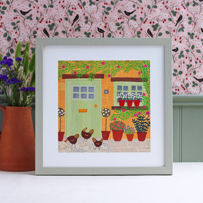 Number Sixteen Art Print